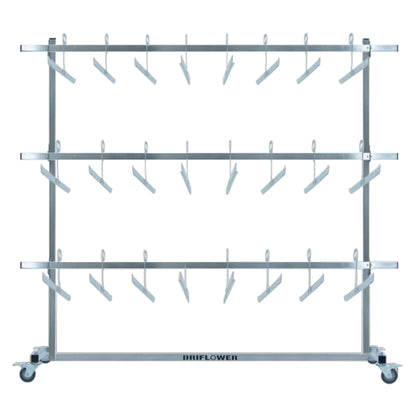 DriFlower Rolling Dri-Rack w/ J-Hangers