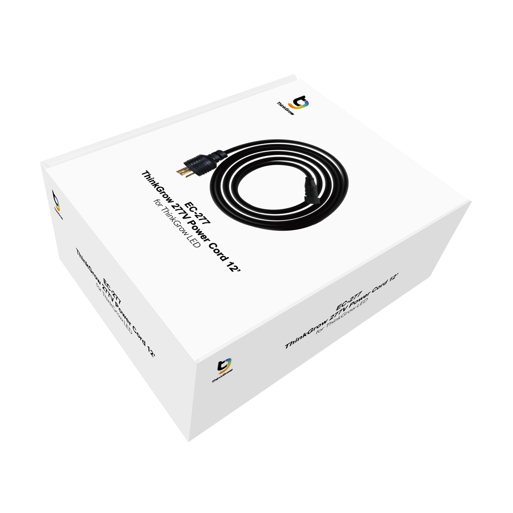 ThinkGrow 12' Power Cord with L7-15P Plug, 277 Volt