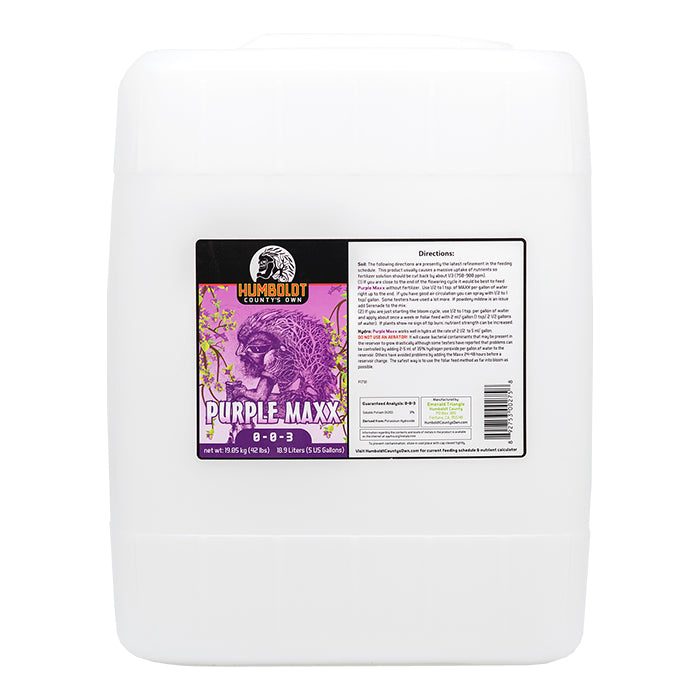 Humboldt County's Own Purple Maxx, 5 Gallon