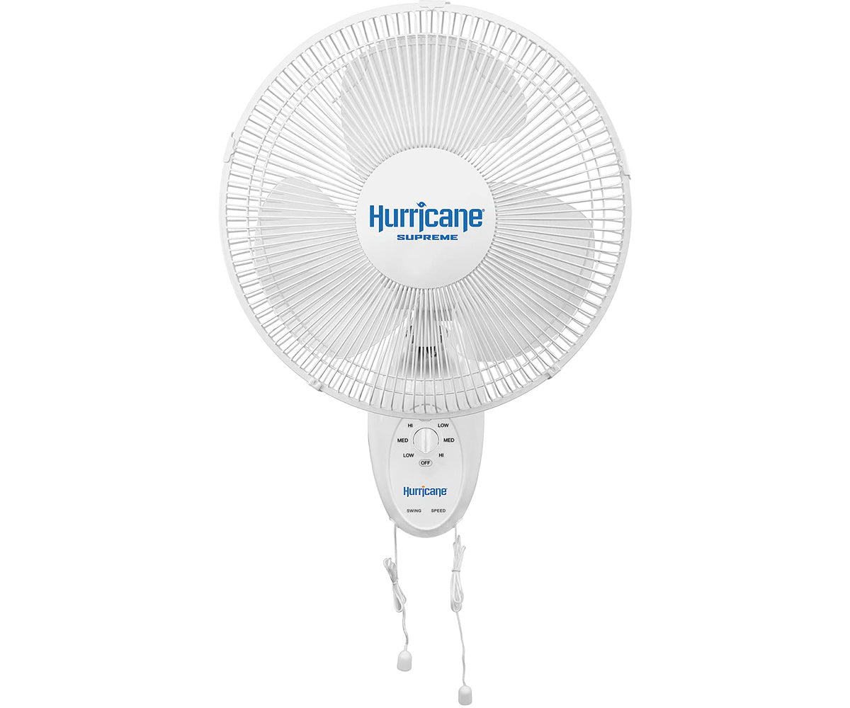 Hurricane Supreme Oscillating Wall Mount Fans 12 Inch