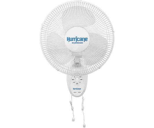 Hurricane Supreme Oscillating Wall Mount Fans 12 Inch