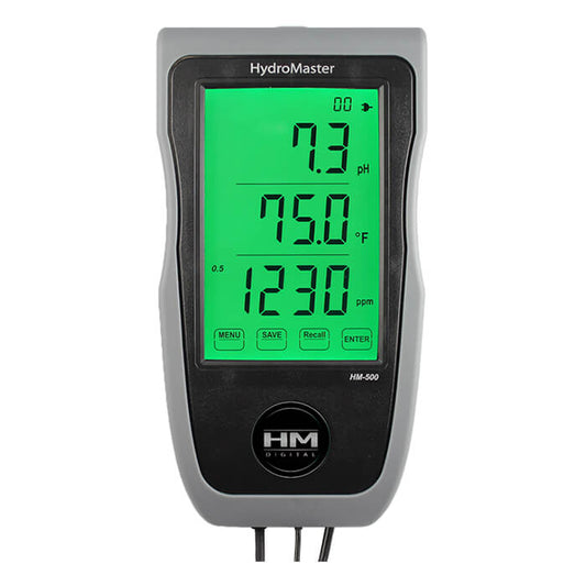 HM Digital Hydromaster 500 Continuous pH/TDS/EC/Temp Meter
