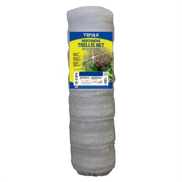 Tenax Hortonova Trellis Net, White - 79in x 250ft