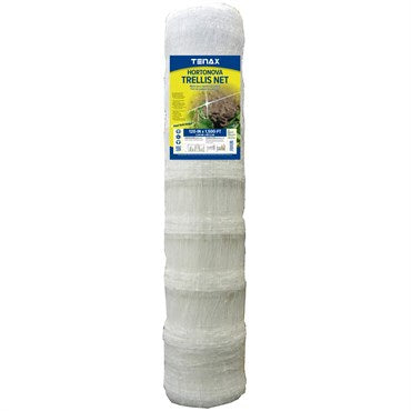 Tenax Hortonova Trellis Net, White - 120in x 1500ft
