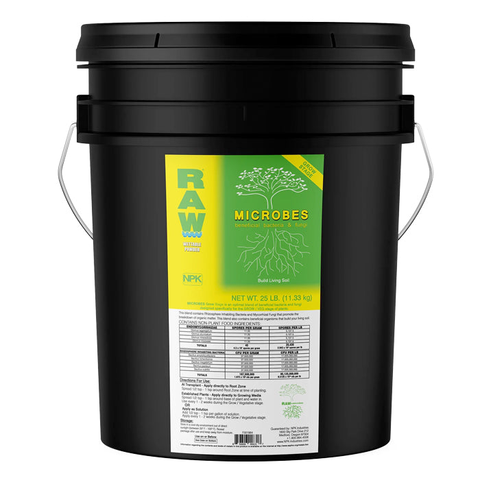 NPK RAW Microbes Grow Stage 25 Lbs