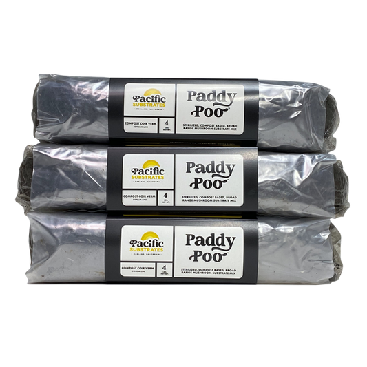 Pacific Substrates - Paddy Poo - Mushroom Growing Substrate - 4 LB
