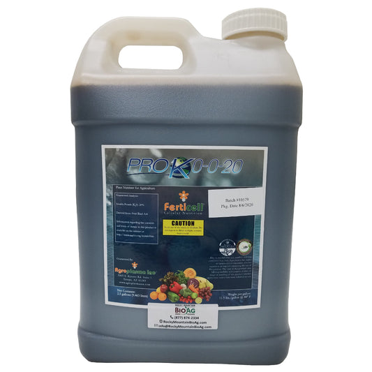 Ferticel Pro-K 0-0-20 | 2.5 Gallon