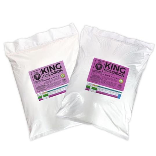 King Solomon Complete Crop Nutrition - Dry Formulation - Bloom A & B