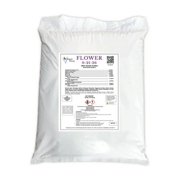 JR Croptech Flower Mix 0-21-26 Water-Soluble Fertilizer