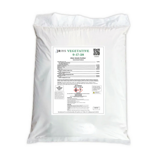 JR Croptech Vegetative Mix 9-17-28 Water-Soluble Fertilizer