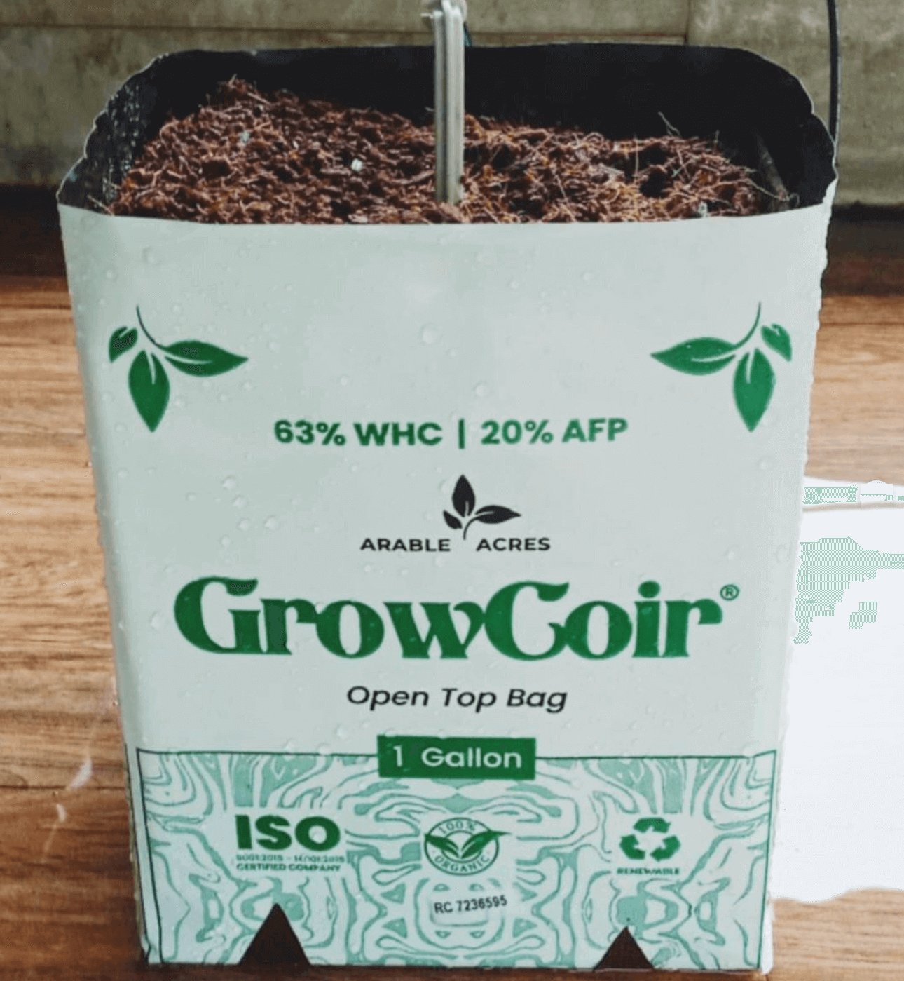 Arable Acres Growcoir Super Washed Open Top Bags