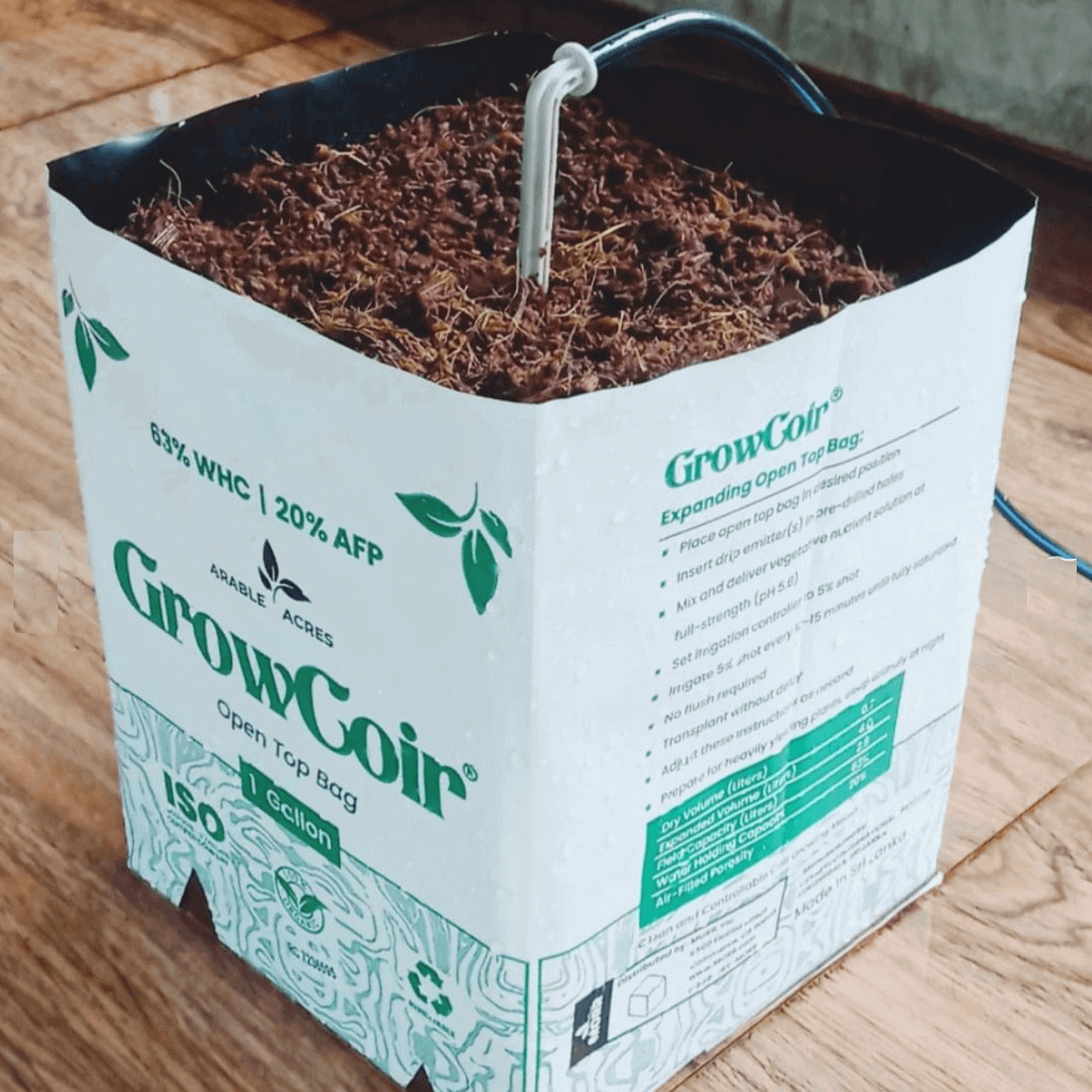 Arable Acres Growcoir Super Washed Open Top Bags
