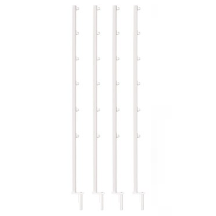 Fast Fit Continuous Bench Trellis Support 4-Poles - 4ft H