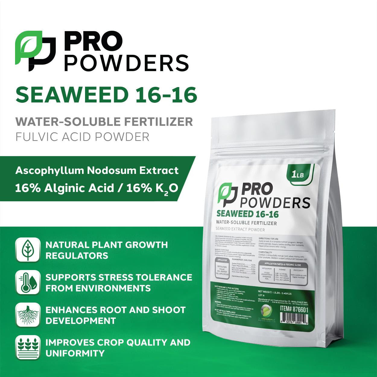 Pro Powders Seaweed 16-16