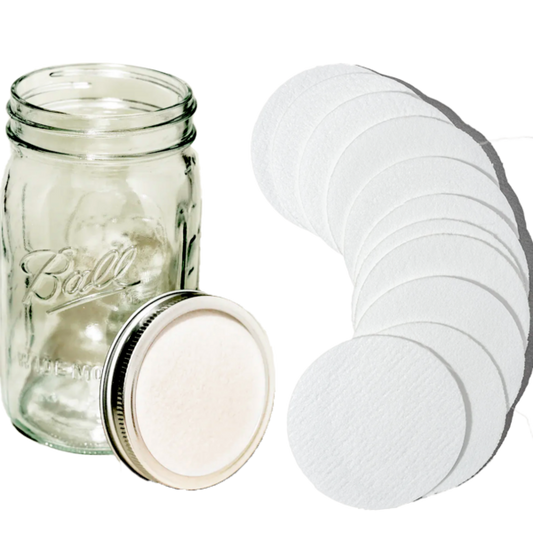 Mycology Supplies Synthetic Jar Lid Filters - 10 CT