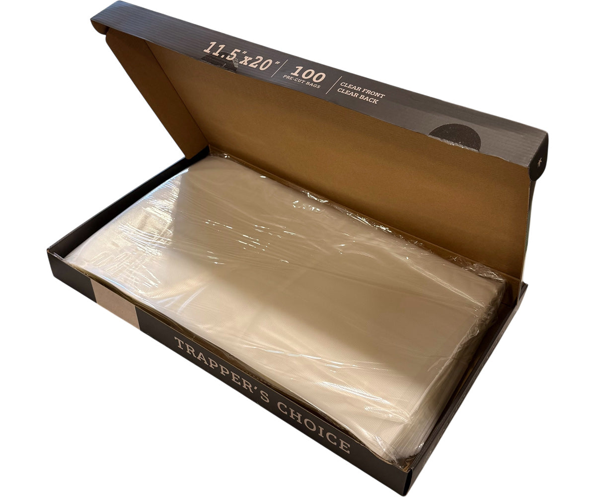 Trapper's Choice Vacuum Seal Bags, Clear