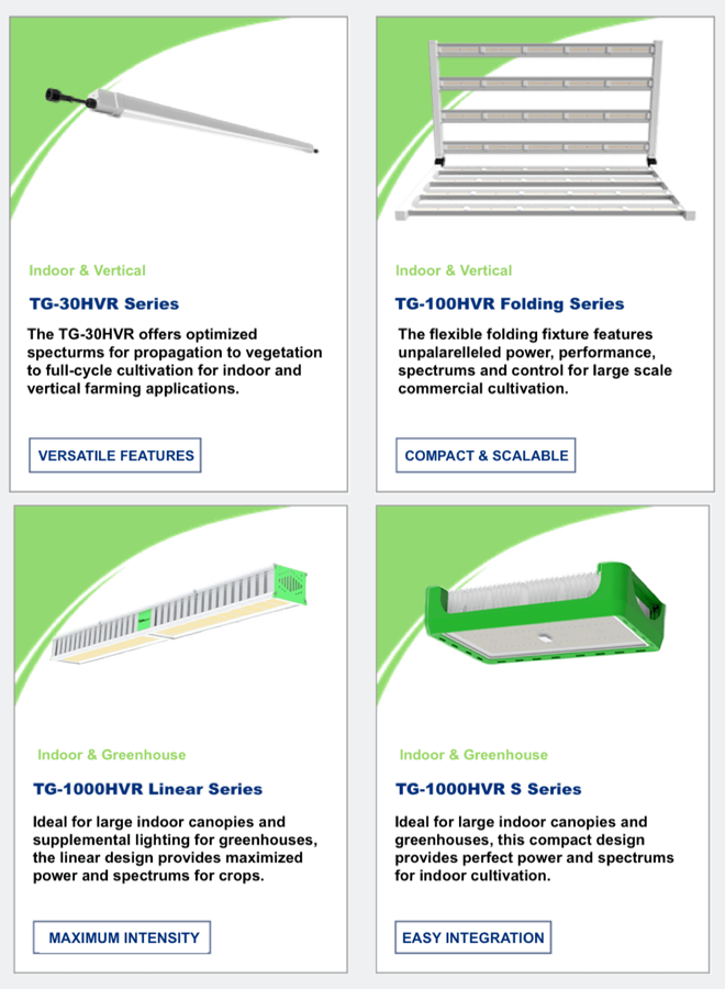 TSR LED Grow Indoor, Vertical & Greenhouse