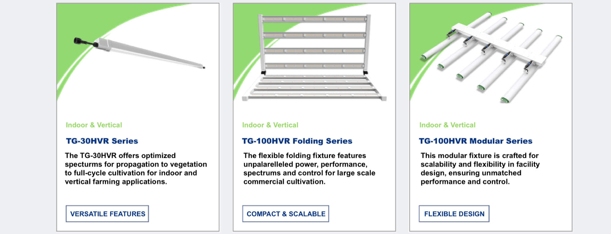 TSR LED Grow Lights, Indoor & Verticle