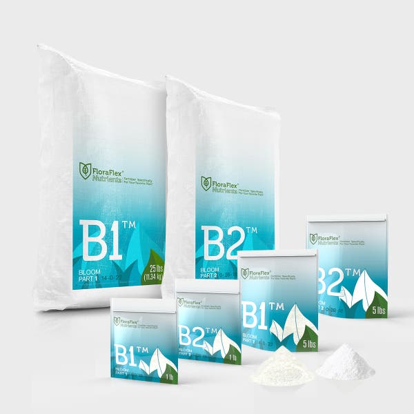 FloraFlex Nutrients | B1 & B2 25lb Bloom Combo