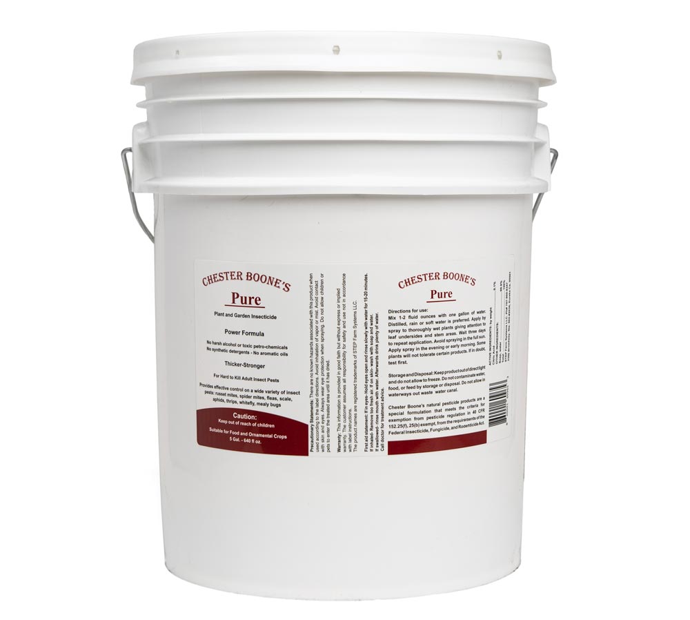 Chester Boone's Pure Power Formula Insecticide/Miticide 5 Gallon
