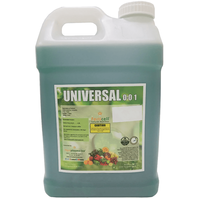 Ferticel Universal 0-0-1 | 2.5 Gallon