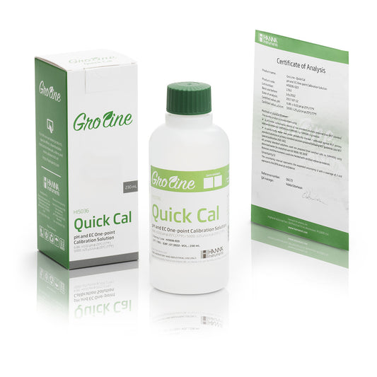 GroLine Quick Calibration Solution for pH and EC Meters