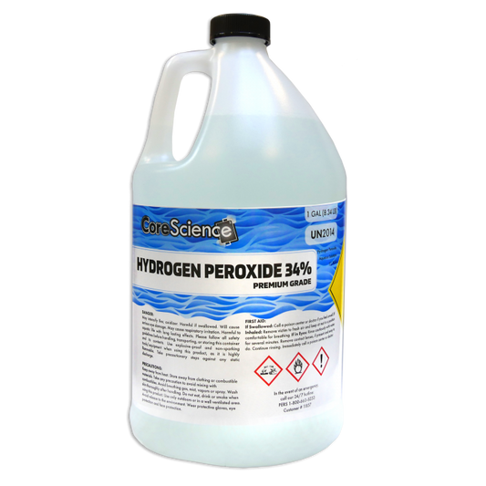 CoreScience Hydrogen Peroxide 34%, 1 Gallon