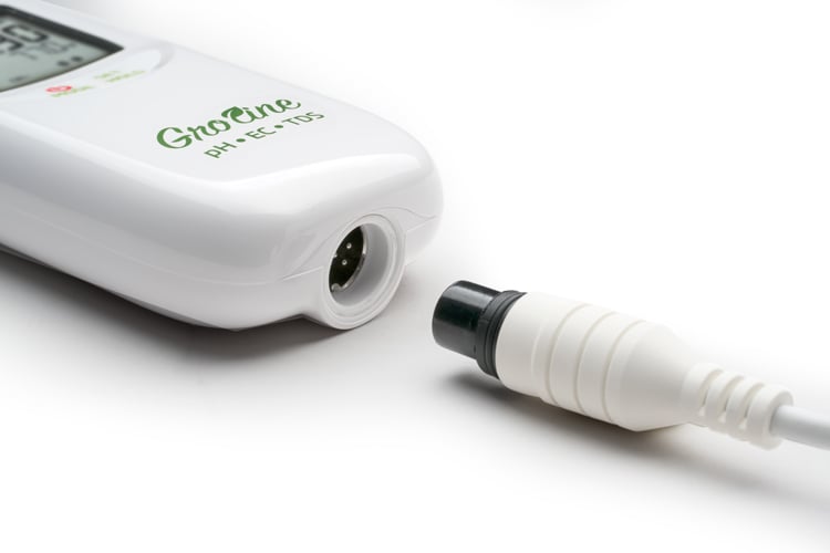GroLine Waterproof Portable pH/EC/TDS Meter