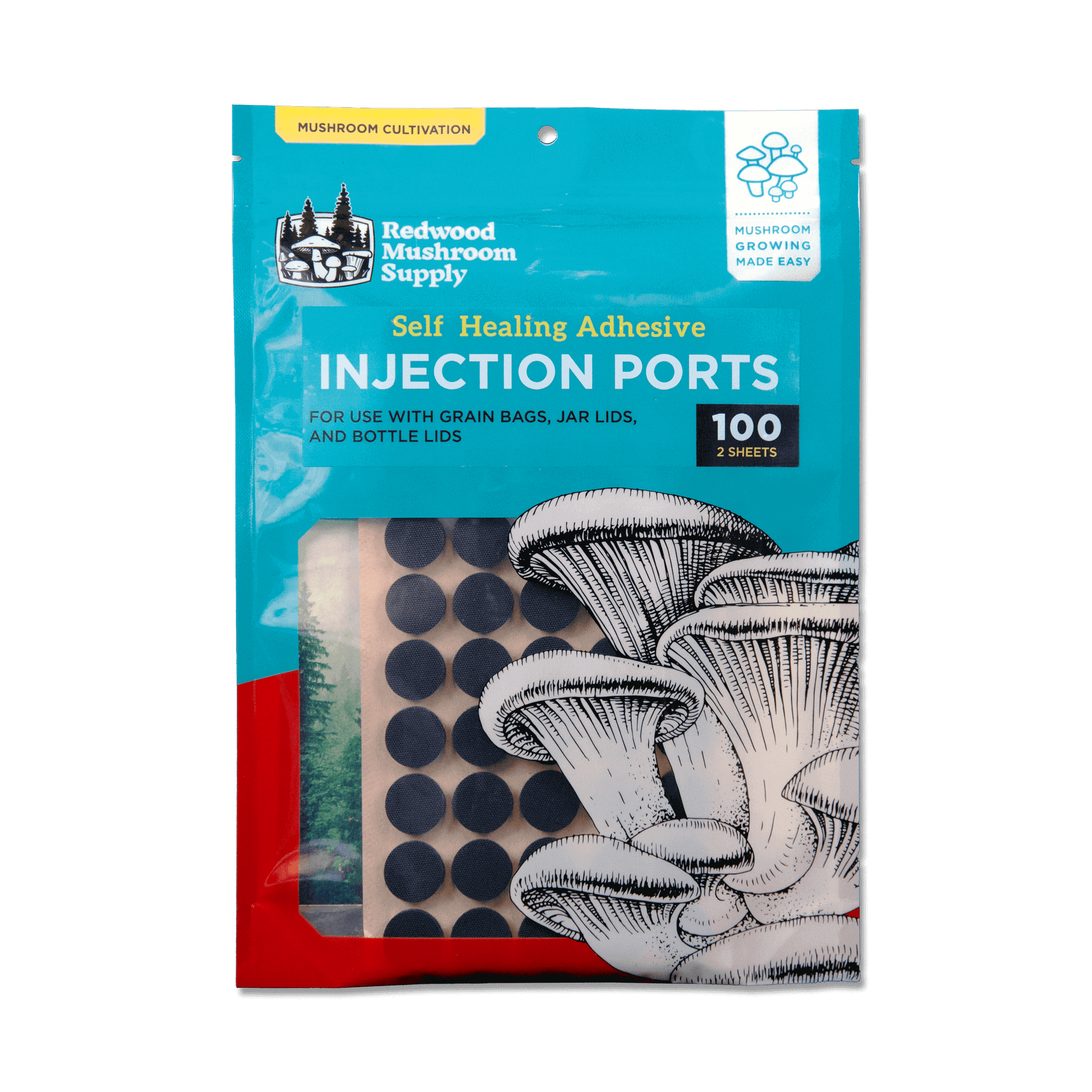 Self-healing Injection Ports