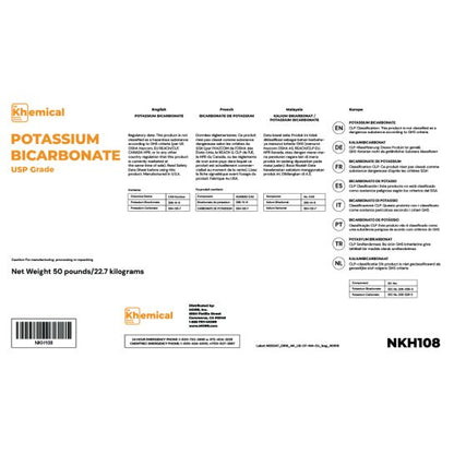 Khemical Water Soluble Potassium Bicarbonate