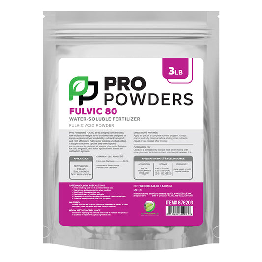 Pro Powders Fulvic 80 - 3 Lbs