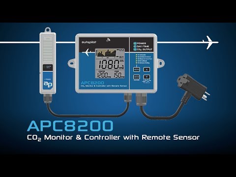 Autopilot CO2 Monitor & Controller w/15Ft Remote Sensor