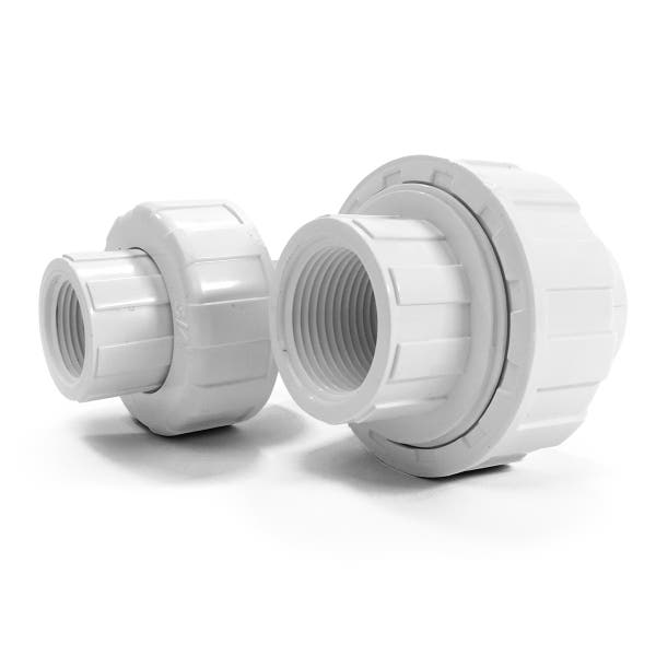 FloraFlex NPT Female to Female Thread Adaptors, White