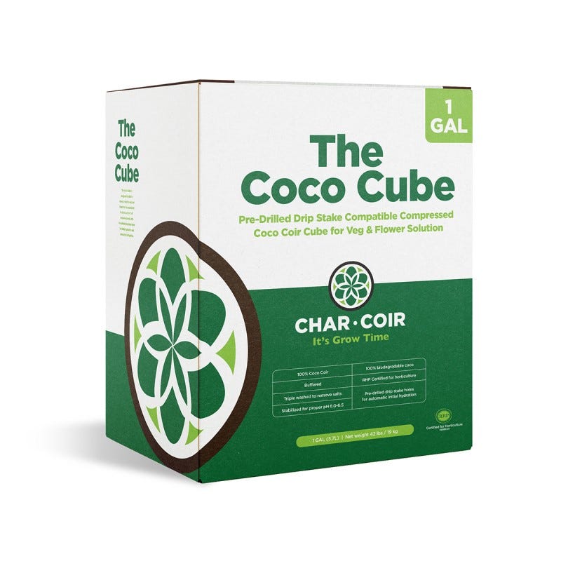Char Coir Coco Cubes - 1 Gallon – Evolve Garden Supply