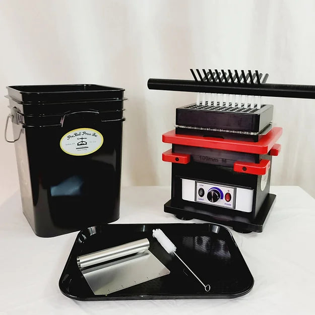 Preroll Press Fill N Fold Single Tray System with Metering Tray - 109mm (Red)