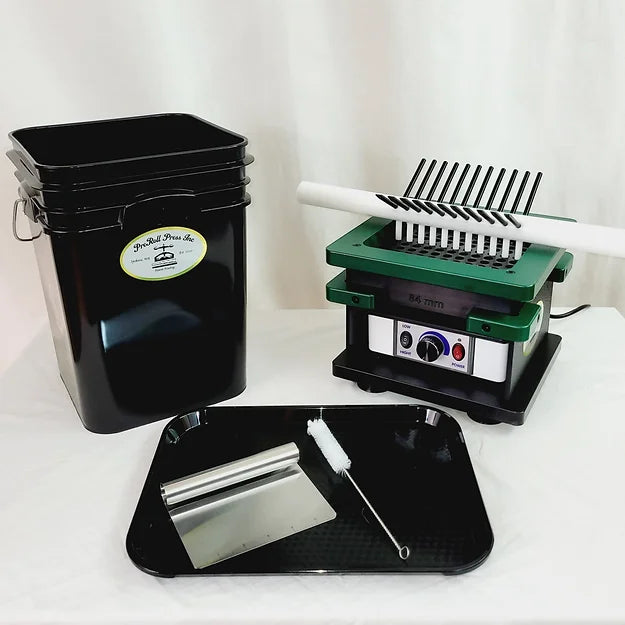 Preroll Press Fill N Fold Single Tray System without Metering Tray - 84mm (Green)