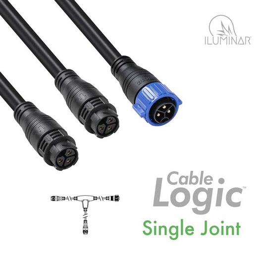 iLuminar Cable Logic Single Joint / Junction Main-Line AC Connector