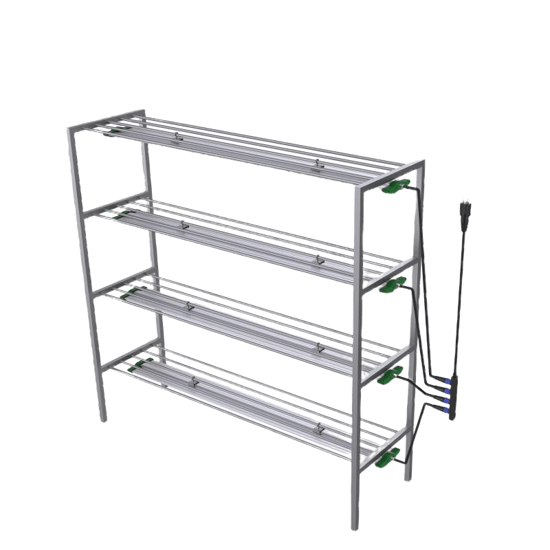 Plant Light Rack with Grower's Choice PFS Series LED Grow Lights