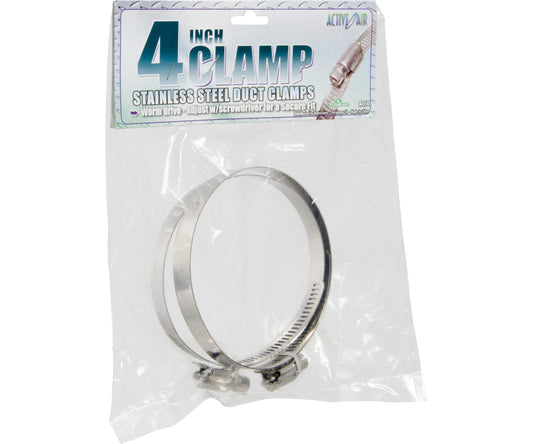 Stainless Steel Duct Clamps, 4&quot;