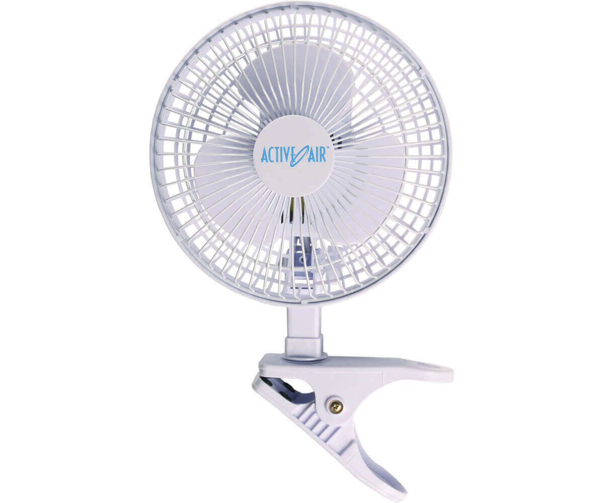 Active Air 6" Clip Fan, 15W, White