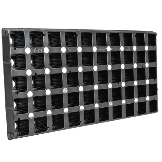 50-Cell Square Plug Flat Insert