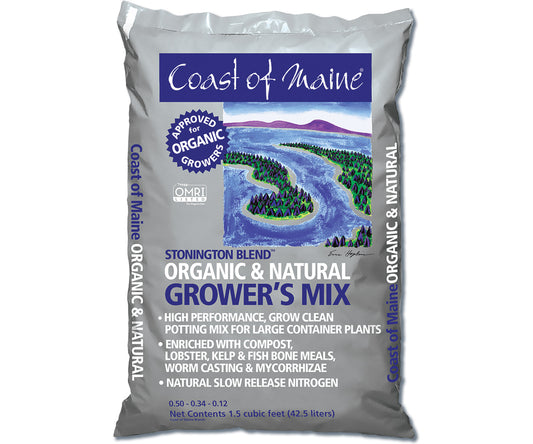 Coast of Maine Stonington Blend Organic Growers Mix, 1.5 cu ft