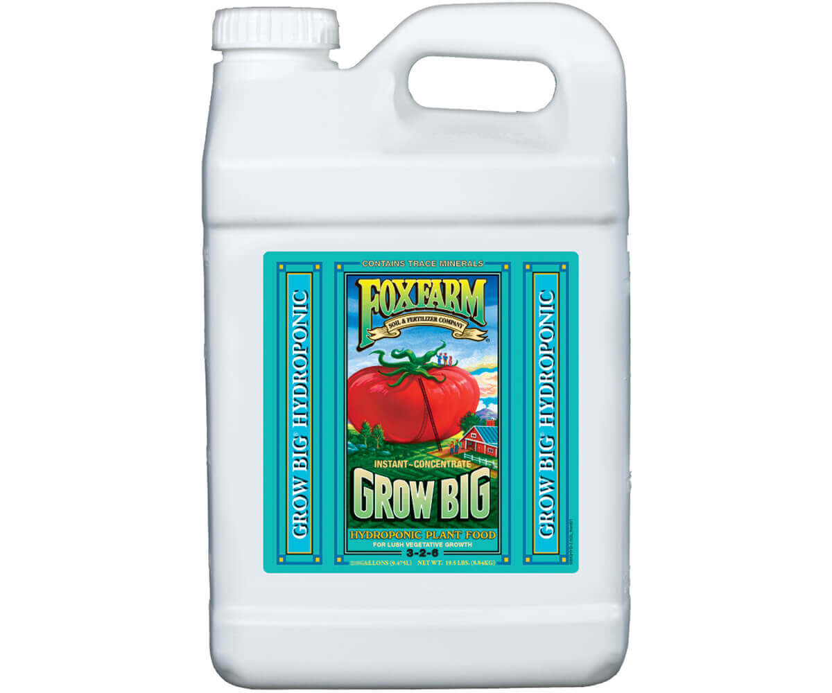 FoxFarm Grow Big Hydro & Liquid Concentrate, 2.5 gal