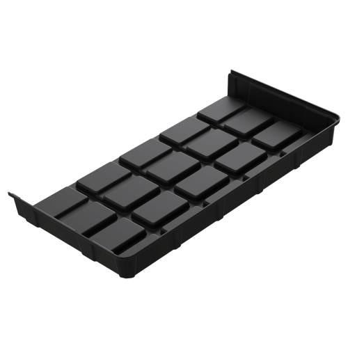 Botanicare Black ABS Drain Tray System, End Tray