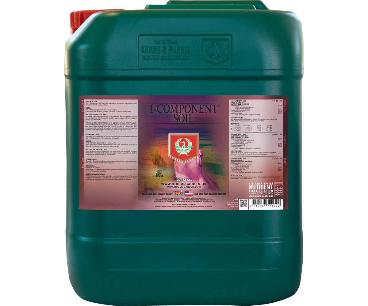 House & Garden 1-Component Soil Nutrient, 10  L