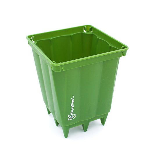 FloraFlex PotPro | Premium Nursery Pots| Square - 4" 1 Liter