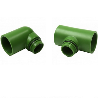 FloraFlex Flora Pipe Fittings Elbow and T, size 3/4"