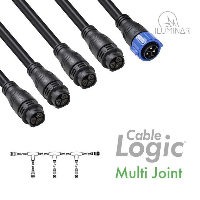 iLuminar Cable Logic Multi Joint / Junction Main-Line AC Connector
