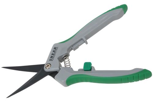 Shear Perfection Platinum Trimming Shear - 2 in Curved Non-Stick Blades (12/Cs)