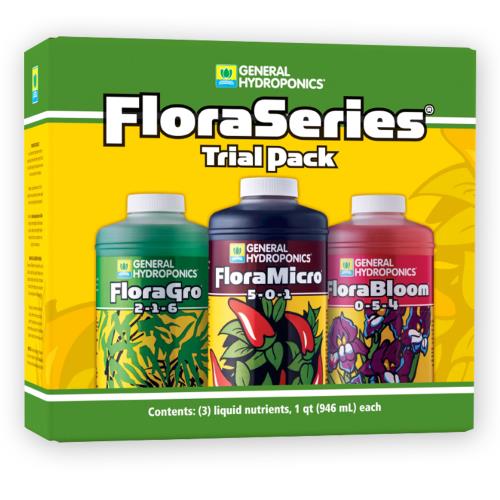 General Hydroponics Flora Series Quart Trial Pack